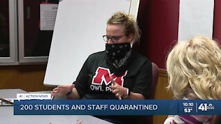 Marshall schools quarantine nearly 200 due to COVID-19