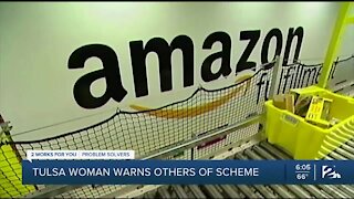 Tulsa woman warns of fake Amazon call