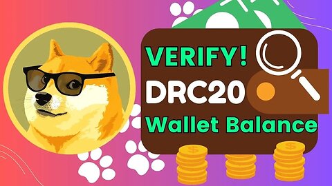 How to check DogeCoin DRC20 balance in DP wallet after minting? Tutorial