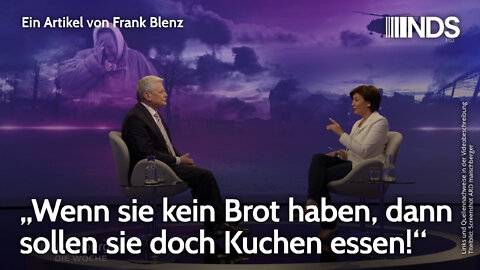 „Wenn sie kein Brot haben, dann sollen sie doch Kuchen essen!“ | Frank Blenz | NDS-Podcast