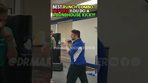 Best punch combo before you do a roundhouse kick #roundhousekick #realselfdefense
