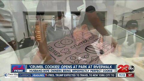 'Crumbl Cookies' open at the Park at Riverwalk