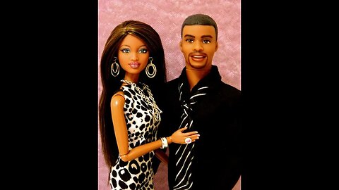 Barbie and Ken all dressed up