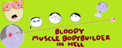 Bloody Muscle Bodybuilder in Hell