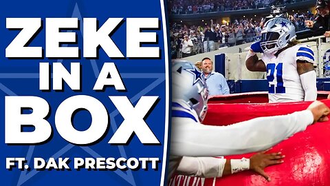 ZEKE-IN-A-BOX! Crowd chants ZEKE, Zeke gets TD then enters Salvation Army Kettle, assisted by Dak