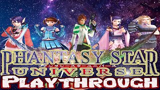 PS2 Classic Sunday's New Game! Phantasy Star Universe Ep: 3 Joining The GUARDIANS