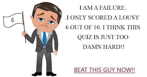 Only a few among us will score a 7 or better in this sickening quiz