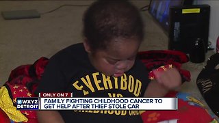 Metro Detroit family with child fighting leukemia gets Christmas miracle after car is stolen