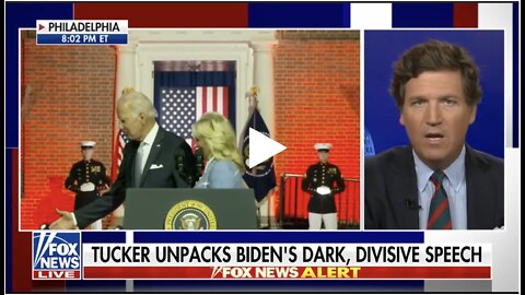 Tucker Carlson: Biden is calling for a one party state