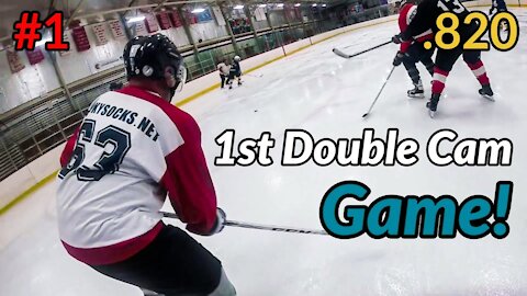 #1 | First Double Cam Game [Hockey Goalie GoPro Highlights]