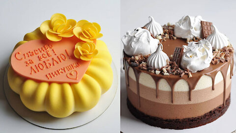 So Yummy Chocolate Cake Decorating Tutorials 😍 Best Satisfying Cake Decorating Recipes