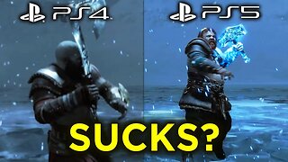 ⁴ᴷ⁶⁰ PS4 vs PS5 - God of War RAGNAROK New Gameplay 😨 (PS4 vs PS4 Pro vs PS5 Graphics Comparison)