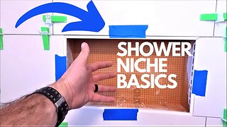 Tile a Modern Shower Niche - THE BASICS