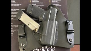 Cross breed has one impressive holster! IWB carrying the Springfield Hellcat