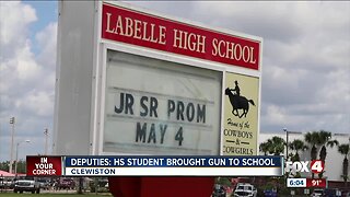 Student caught with gun in Clewiston High School