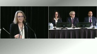 Ewa Krajewska, Lawyer from the JCCF VS. Panel of Finance Ministers at EMA (POEC) hearing 2022-11-17