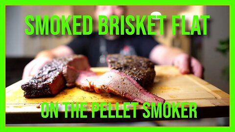Can you smoke just a brisket flat on a pellet grill......obviously - Full BBQ recipe and Tutorial!