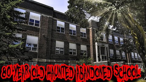 EXPLORING ABANDONED HAUNTED 1970's SCHOOL ALONE! ALMOST GOT CAUGHT!