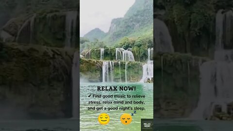 Beautiful relaxing music to relieve stress and anxiety|Music meditation and Relax|waterfall
