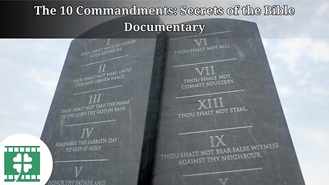 The 10 Commandments: Secrets of the Bible | Documentary