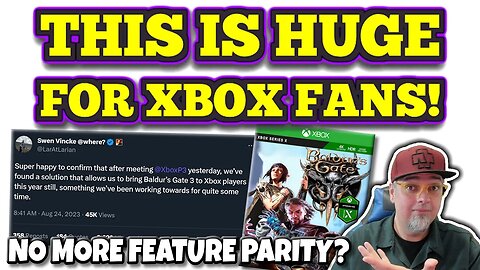 This is HUGE For Xbox Fans! No More FEATURE PARITY?! Baldur's Gate 3 Launching Soon On Series S & X!