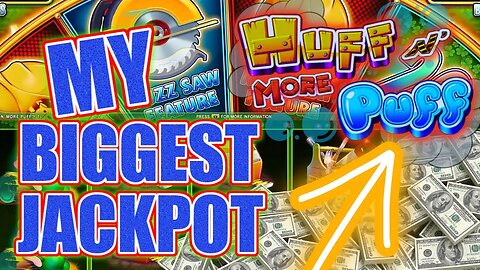 SUPER RARE MANSIONS FEATURE BONUS 🚧 MASSIVE HIGH LIMIT HUFF N' MORE PUFF JACKPOT!