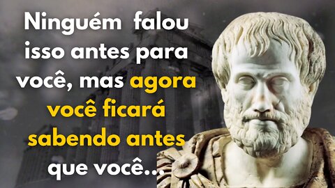 As mais magníficas e surpreendentes frases e pensamentos adquirido pelo grande Filósofo Aristóteles