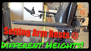 REPAIR: setting arm rests to different heights!