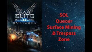Elite Dangerous: Permit - SOL - Quaoar - Tresspass Zones & Surface Mining - [00047]