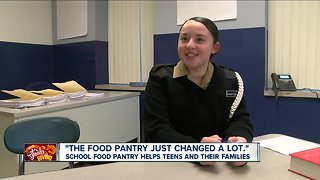 School food pantry helps teens and their families