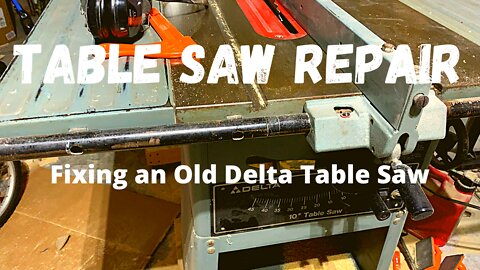 How to Fix a Table Saw
