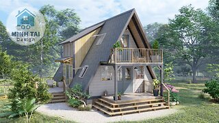 A-frame Cabin - Small House Design Ideas - Minh Tai Design 33