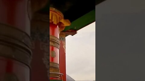 Buddhist Monastery / Prayer Wheel in Ladakh | #buddha #ladakh #shorts #viralshorts