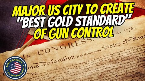 This Major US City To Create "Best Gold Standard" Law For Gun Control
