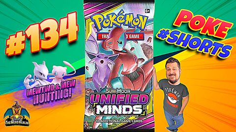 Poke #Shorts #134 | Unified Minds | Mewtwo & Mew Hunting | Pokemon Cards Opening