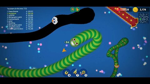 CASUAL AZUR GAMES Worms Zone .io - Hungry Snake 32