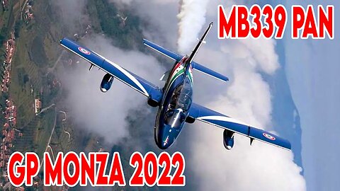 MB339 PAN - in volo F1 GP Monza 2022 - Immagini Esclusive