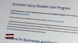 Disaster loans are being offered to small businesses