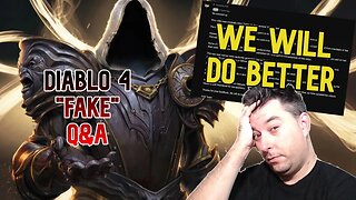 Diablo 4 Game Developers Have A "Fake" Q&A