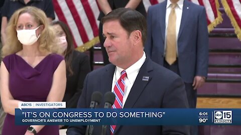 As jobless money dries up, Ducey hesitant to commit state funds