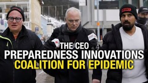 CEO of WEF's 'epidemic preparedness' organization refuses to answer Rebel News questions