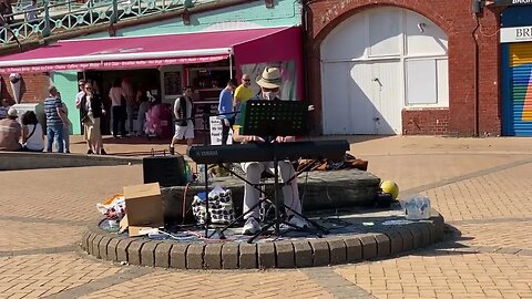 Route 66. Piano on the beach. Jazz Events organised by the Grace Church for the Fringe Festival.