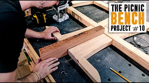 Gluing the Bench Top | The Japanese Inspired Picnic Bench Project #10