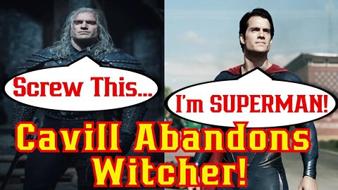 Henry Cavill is OUT As The Witcher! Superman Fast Tracked?