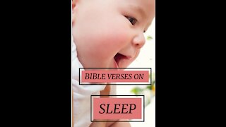 5 Bible verses for sleep part 9 #short