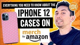 NEW iPhone 12 Cases on Merch by Amazon. Quick look at these new products. Step by step tutorial.