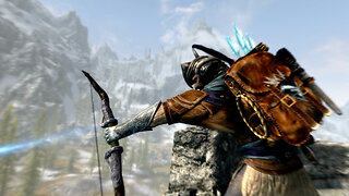 Killing My First Dragon - Skyrim