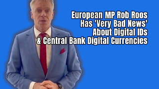 European MP Rob Roos Has 'Very Bad News' About Digital IDs & Central Bank Digital Currencies