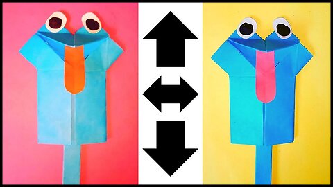 How to Make a Paper Moving Frog | Moving Paper Toys | Easy Paper Crafts