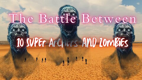 10 Super Archers vs 5 MILLION Zombies | Ultimate Epic Battle Simulator 2 | "4K"| UHD | 60FPS | PC